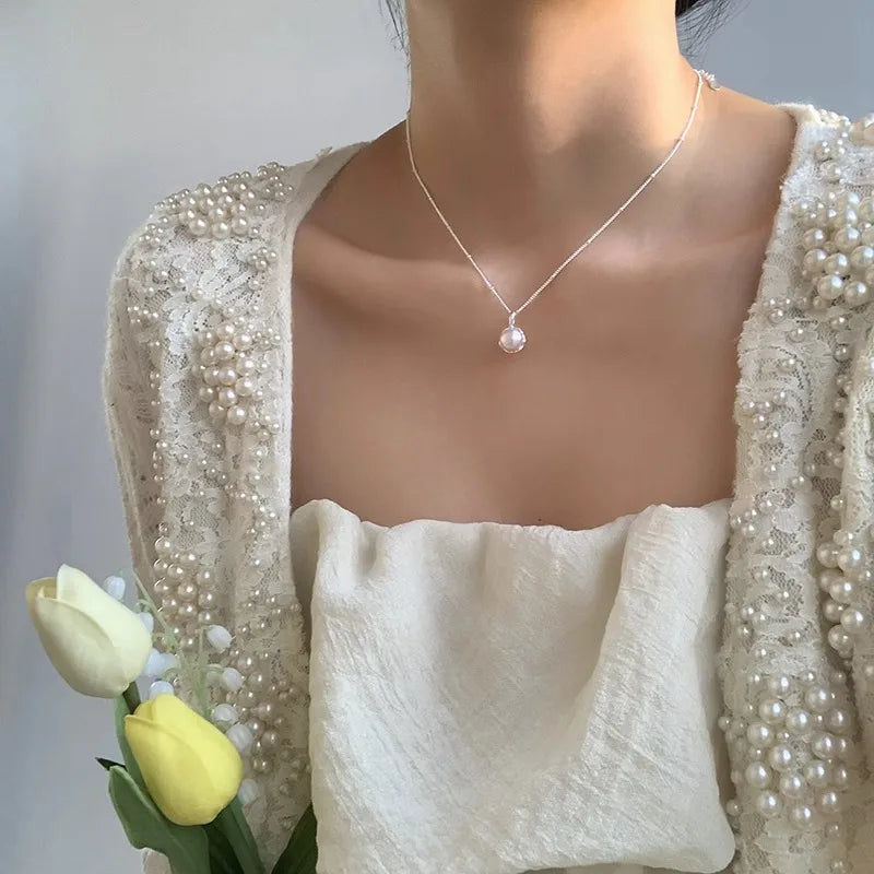 Collier Perle Femme — Élégance Naturelle