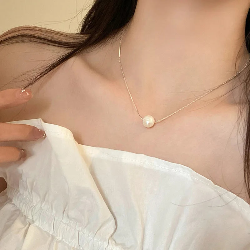 Collier Perle Femme — Élégance Naturelle