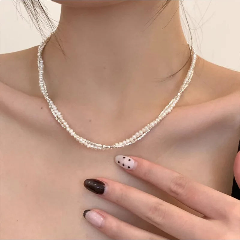 Collier Perle Femme — Élégance Naturelle