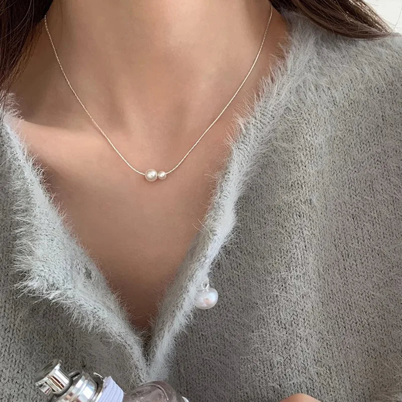 Collier Perle Femme — Élégance Naturelle