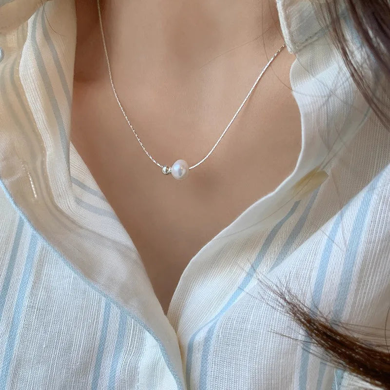 Collier Perle Femme — Élégance Naturelle