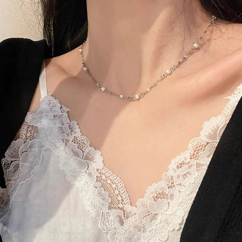 Collier Perle Femme — Élégance Naturelle